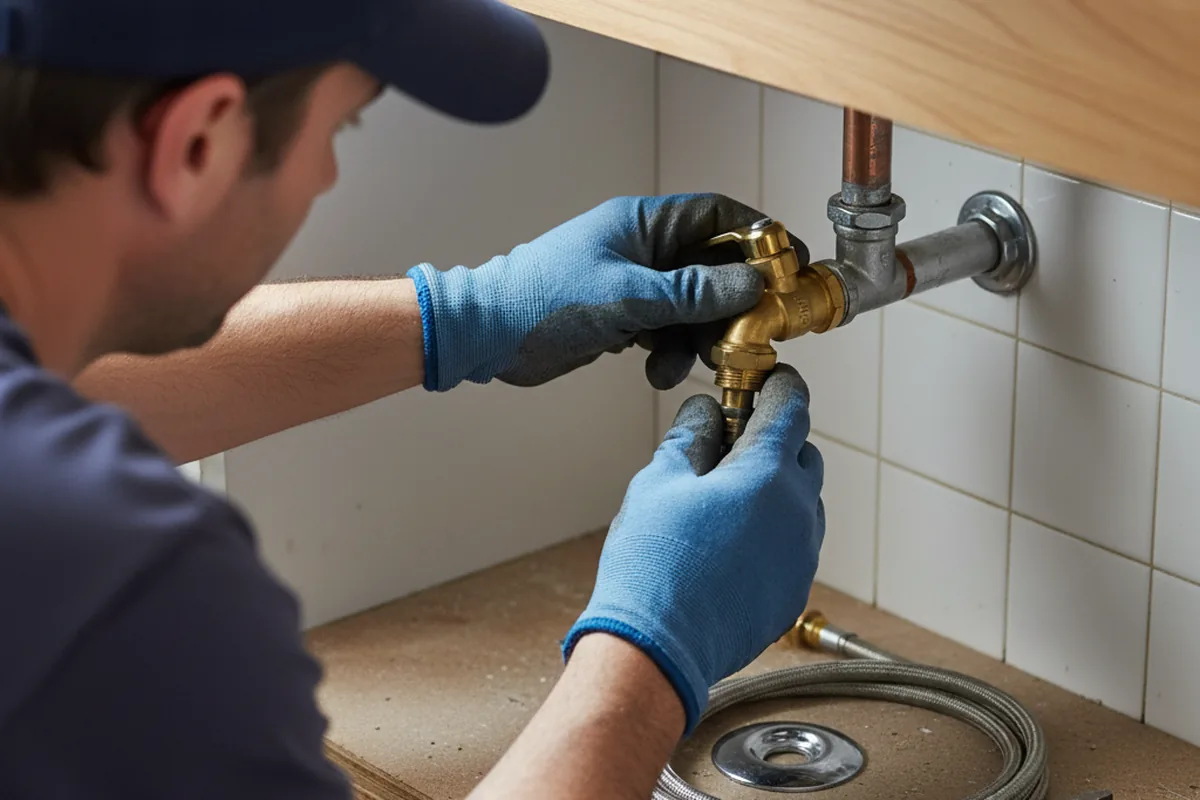 Shutoff valve and fitting work during Repiping in Steger